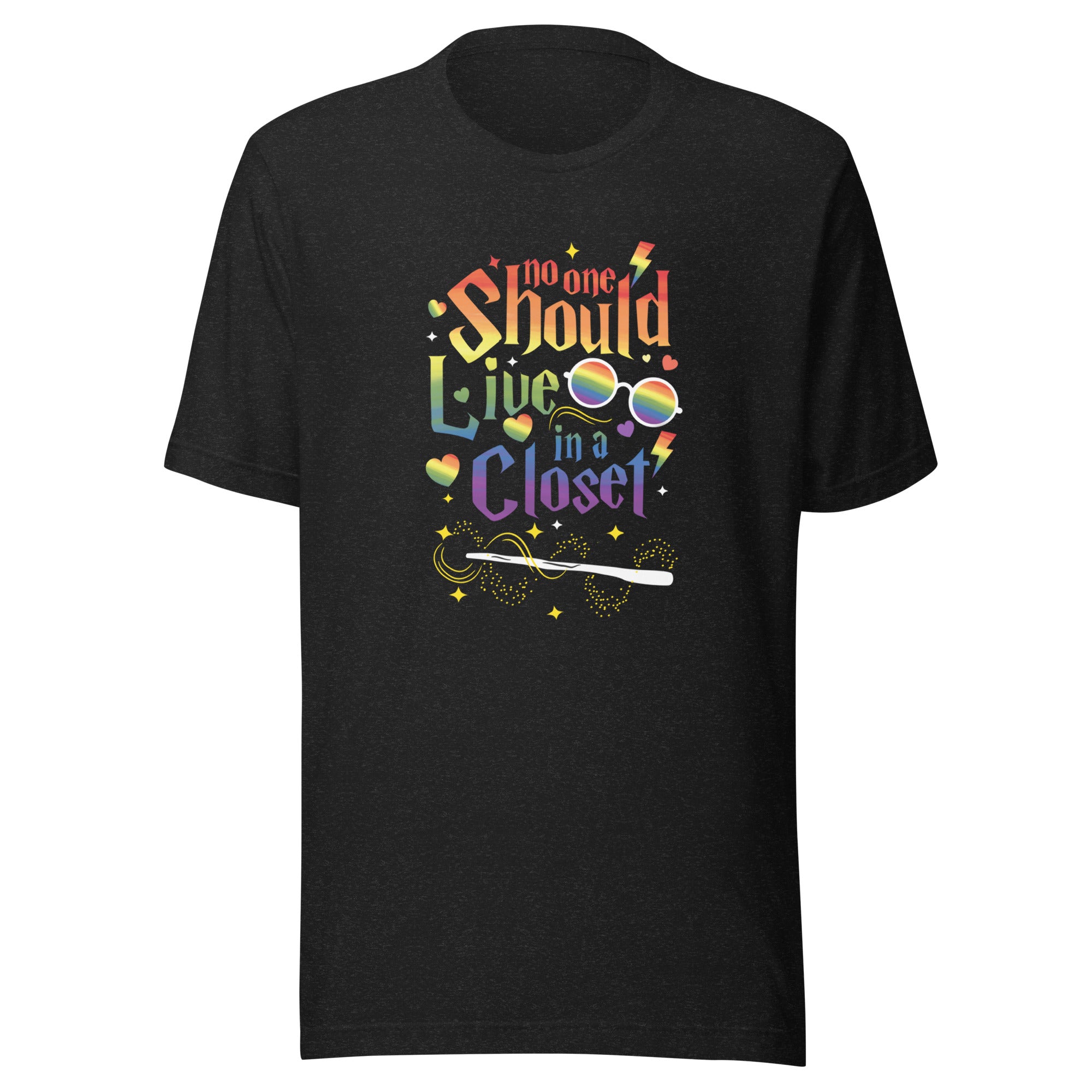 No One Should Live in the Closet HP Pride Unisex t-shirt