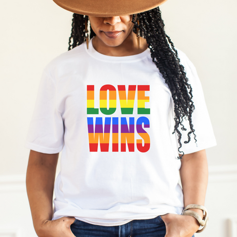 Love Wins Rainbow Pride Shirt