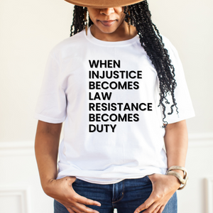 Resistance Becomes Duty Shirt