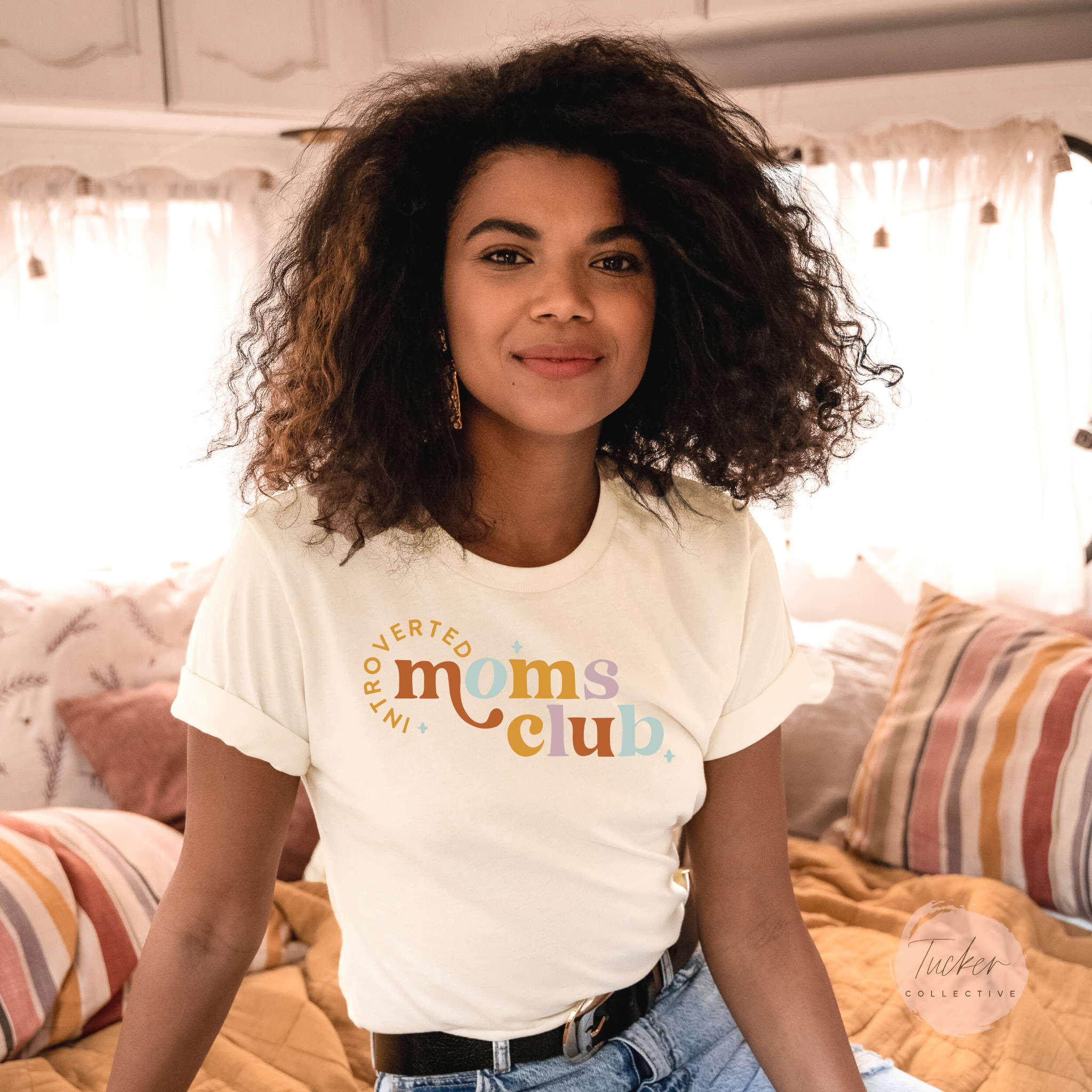 Introverted Moms Club Retro Shirt