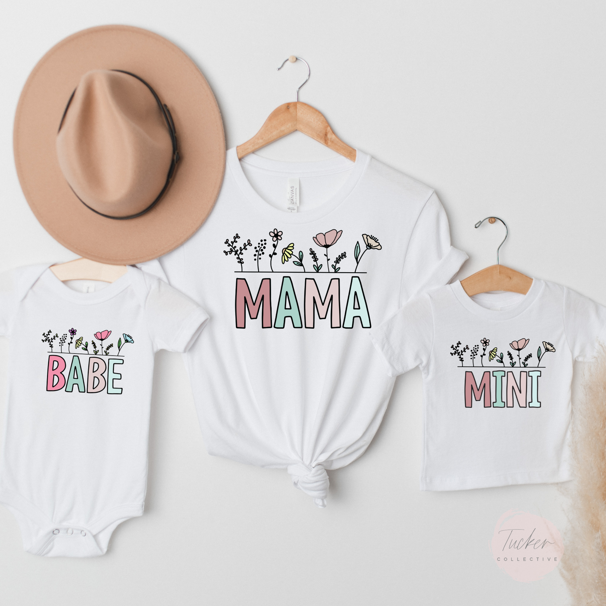 Flower Mama Matching Shirt