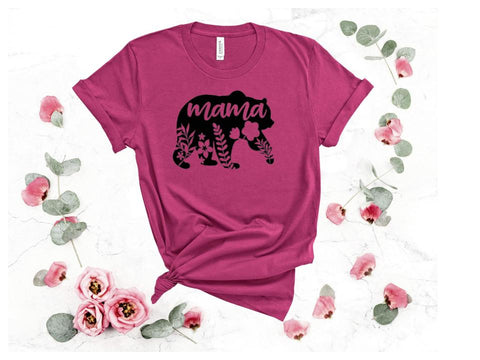 Mama Bear Flowers Shirt