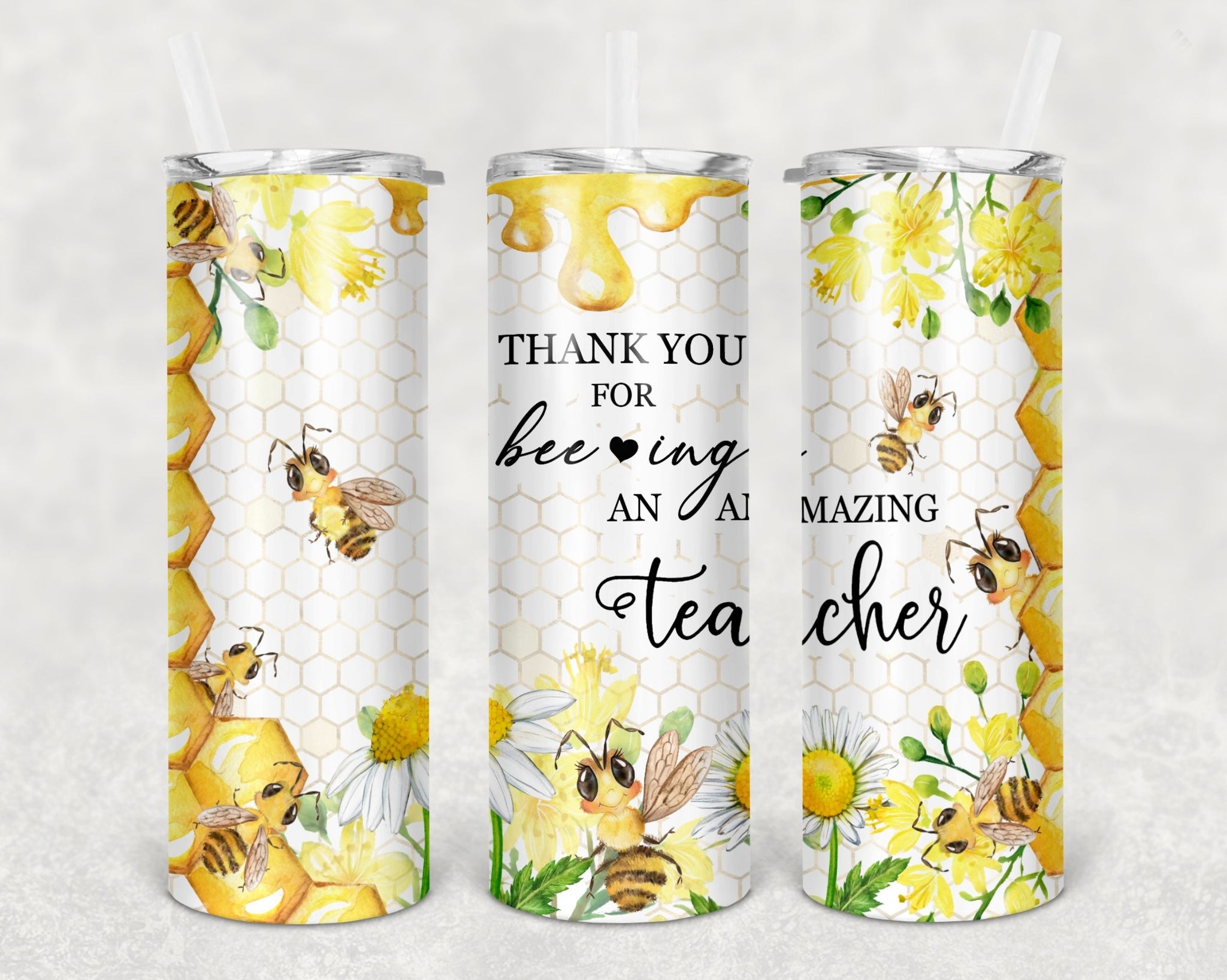 Thank You for Beeing an Amazing Teacher Bee Tumbler - 20 oz.