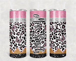 Customizable Leopard Print Teacher 20 oz. Tumbler