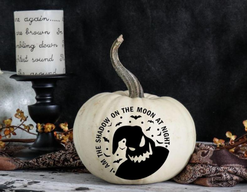 Oogie Boogie Pumpkin Decal