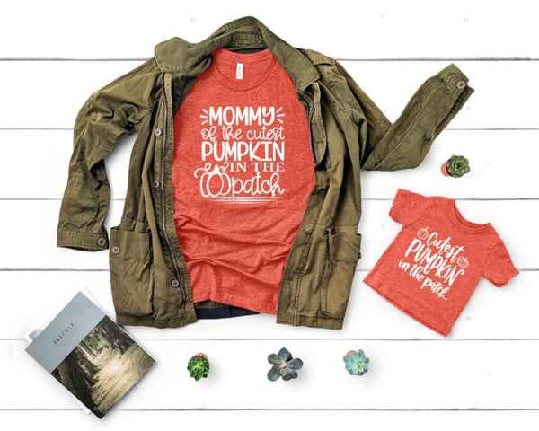 Cutest Pumpkin in the Patch Coordinating Shirt - Adult