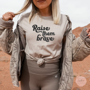 Raise Them Brave Retro Shirt