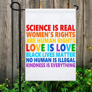 Science is Real Garden Flag