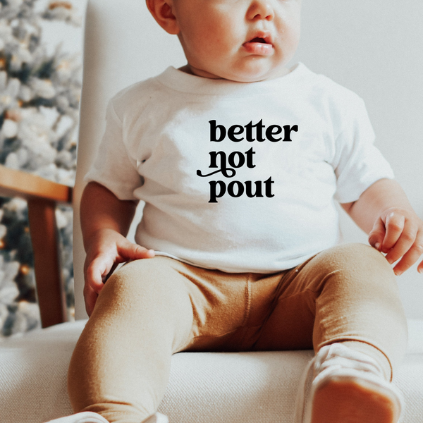 Better Not Pout Youth Shirt