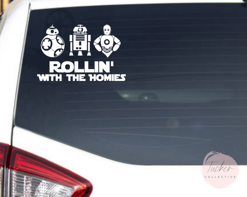 Rollin' with the Homies Galactic Decal