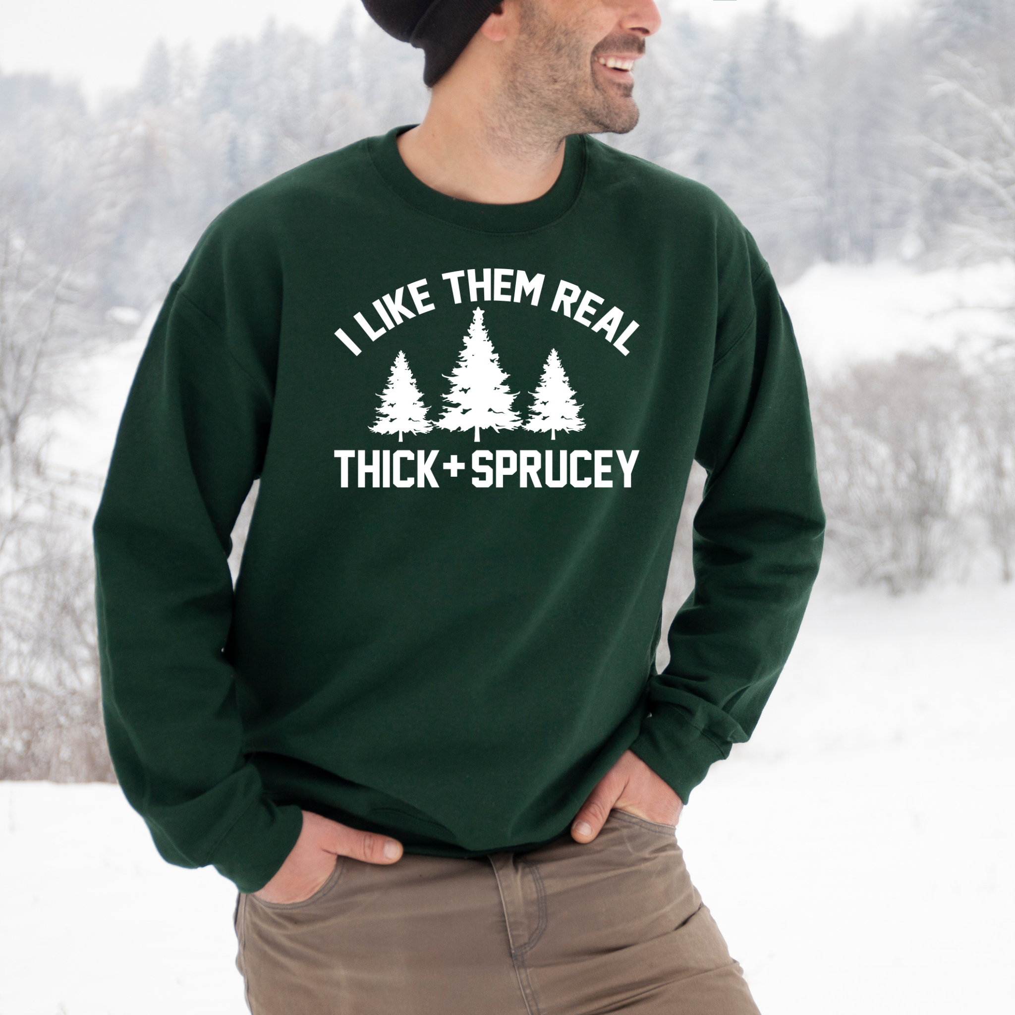 Real Thick and Sprucey Christmas Shirt