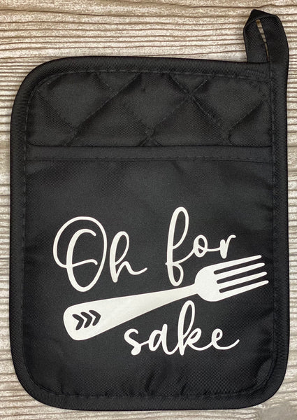 Oh For Forks Sake Pot Holder